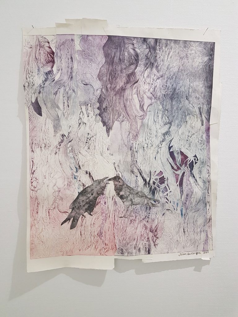 Installation pictures from the exhibition Nordiske Relasjoner featuring Idun Baltzersen