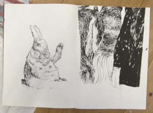 Forest family, artist book by idun baltzersen