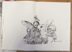 Forest family, artist book by idun baltzersen