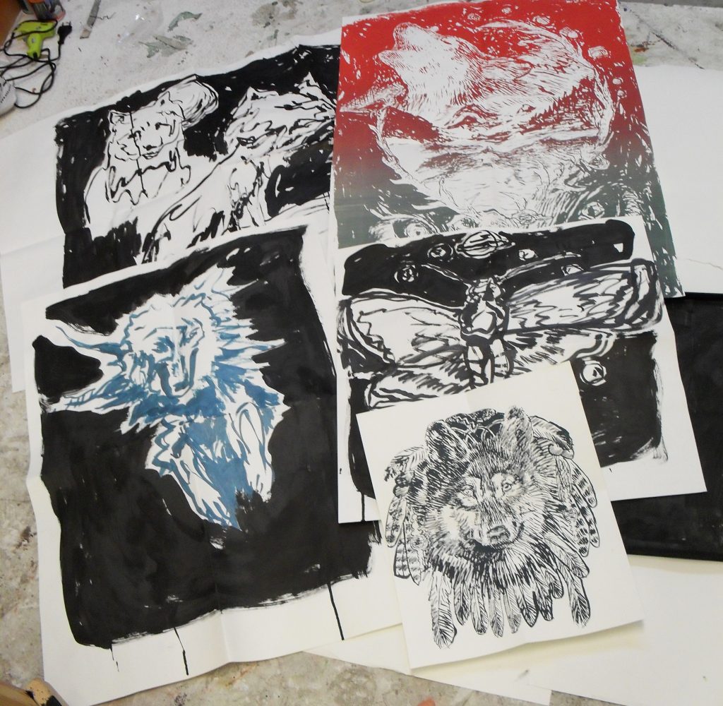 landscape paintings, artist book by idun baltzersen 2012