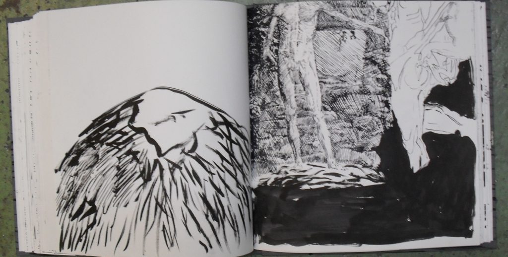 untitled, artist book by idun baltzersen, ink and screen print on paper