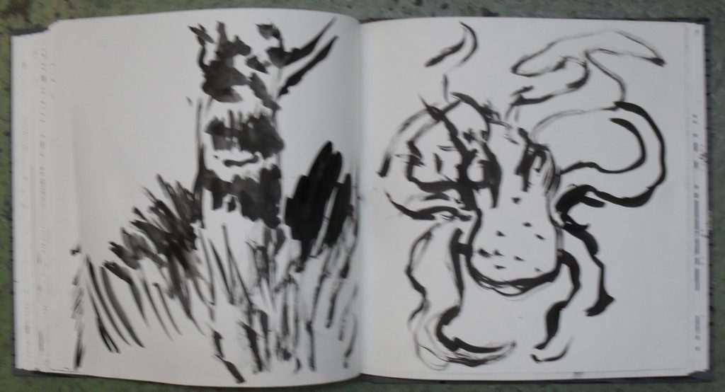 untitled, artist book by idun baltzersen, ink and screen print on paper