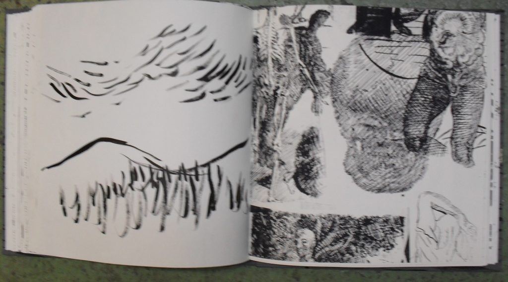 untitled, artist book by idun baltzersen, ink and screen print on paper
