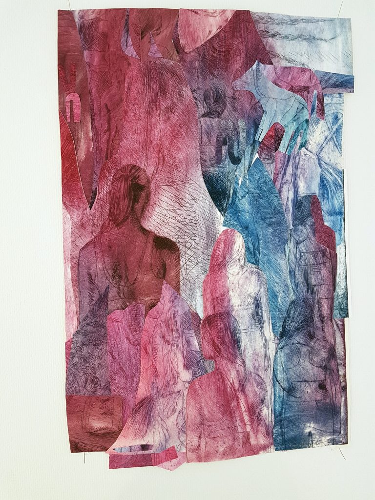 Girls and horses at trykkeriet