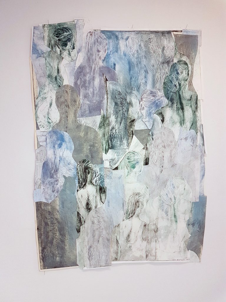 Girls and horses at trykkeriet