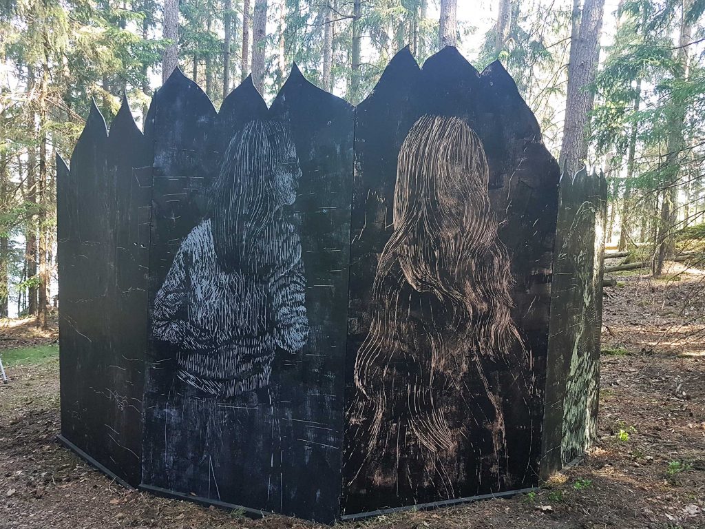 Horizon, 13 plywood reliefs