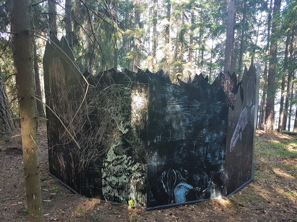 Horizon, 13 plywood reliefs