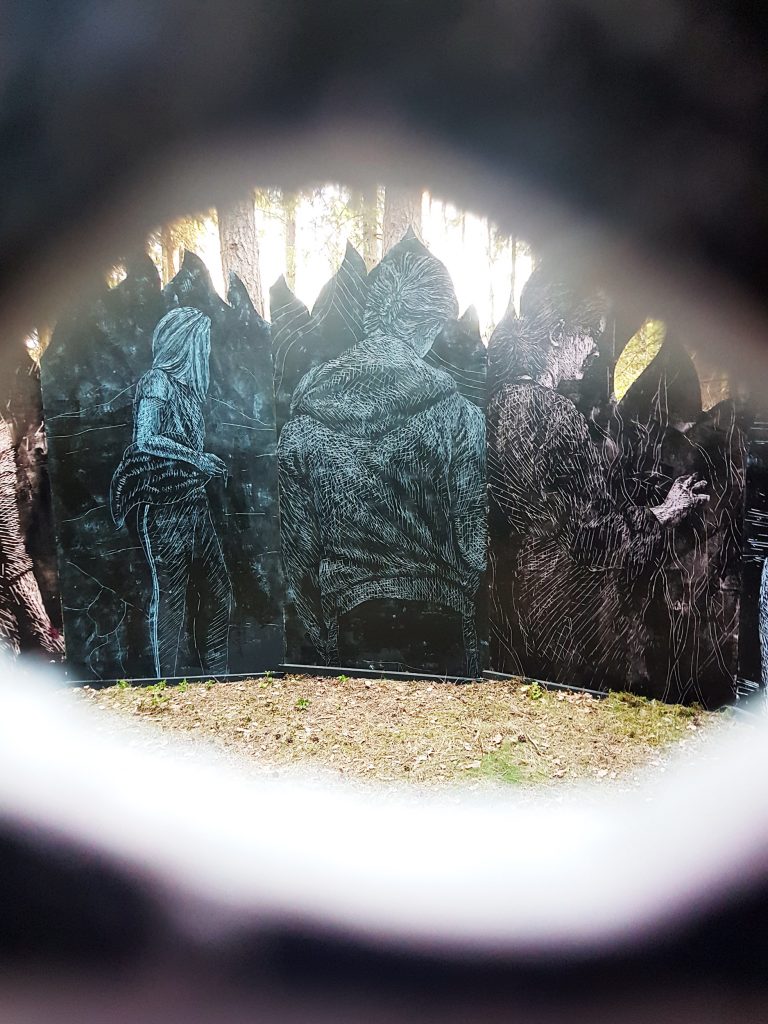 Horizon, 13 plywood reliefs